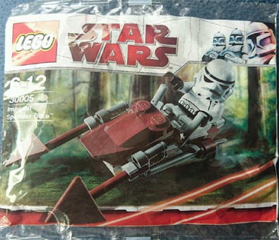 star wars polybag set, 30005, unopened, new