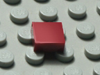 dark red lego plates.