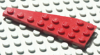 dark red lego plates.