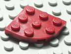 dark red Lego plate.