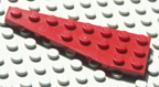 dark red Lego plate.