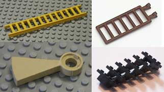 stairs, ladders, Lego, parts