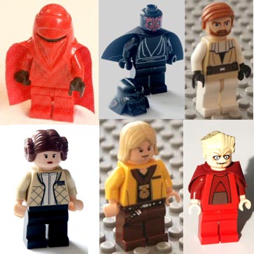 Star Wars, minifigures, genuine Lego.