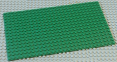 28 x 16 Green Lego base board plate.