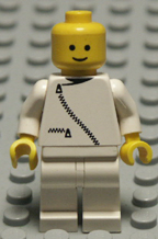 white Lego minifigures.