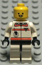 white torso Lego minifigure.