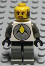 white torso Lego minifigure.