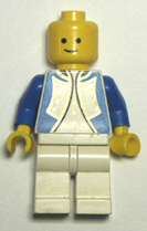 white Lego minifigure.