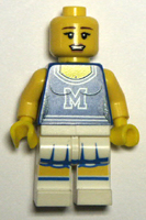 Blue Lego minifigure body.